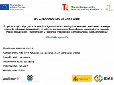 IFV AUTOCONSUMO MANFISA WIRE